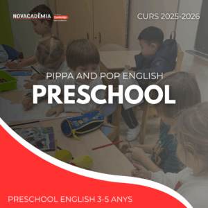 PRESCHOOL ENGLISH. Cursos 25-26. Pippa and Pop English. Dues hores a la setmana