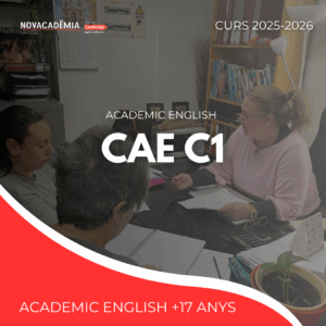 CAMBRIDGE ENGLISH. Curs 25 - 26. CAE C1. Dissabtes 09.30h - 11.30h