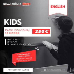 CAMBRIDGE ENGLISH. Curs 25 - 26 KIDS INDIVIDUAL PACK 10 hores