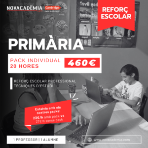 REFORÇ PRIMÀRIA. Pack Individual de 20 hores